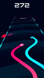 wavy lines: battle racing game iphone screenshot 1