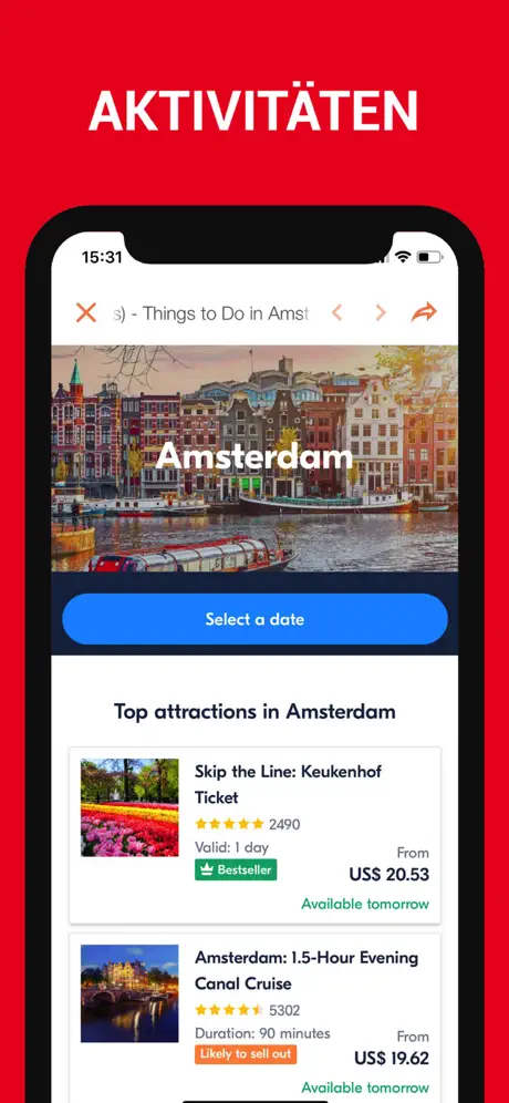 Amsterdam Reiseführer .