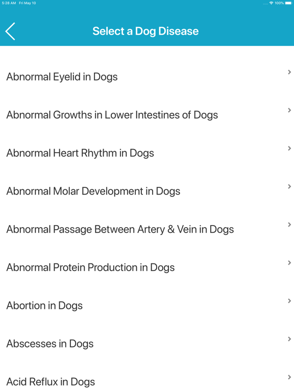 Veterinary Manual iPad screenshot