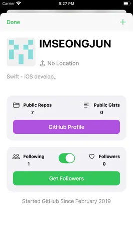 Game screenshot Followers for GitHub apk