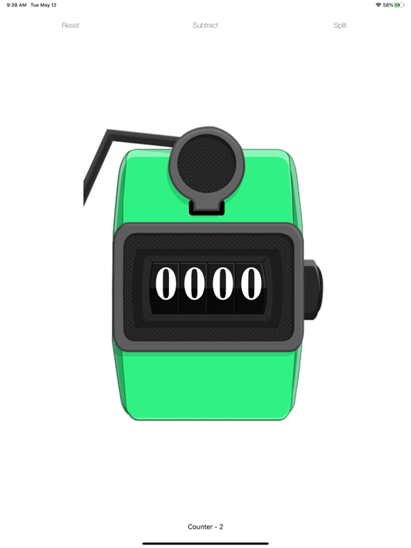 Tap Tap Counter iPad screenshot 4 - Utilities app
