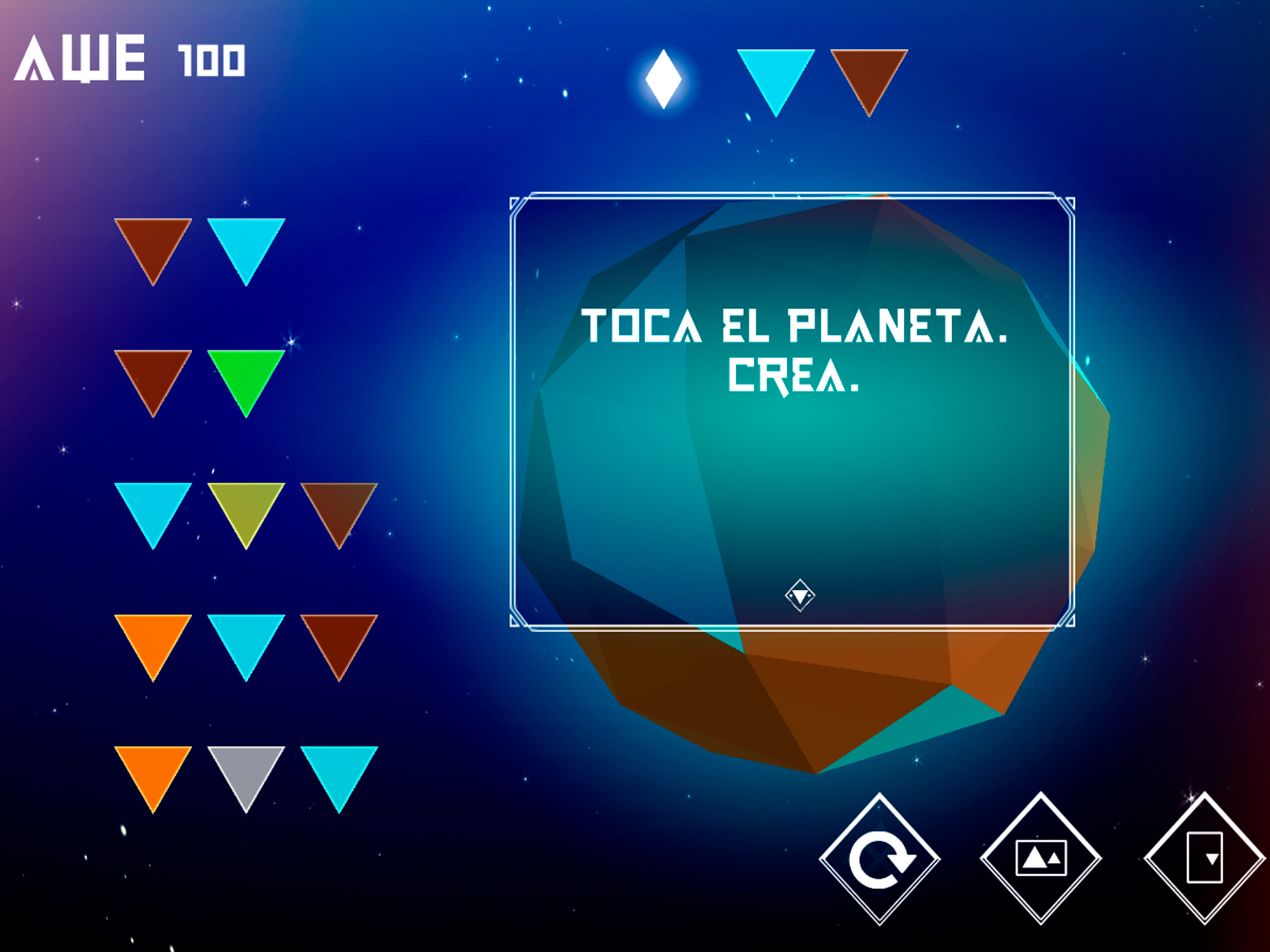AWE: Relaxing clicker planets