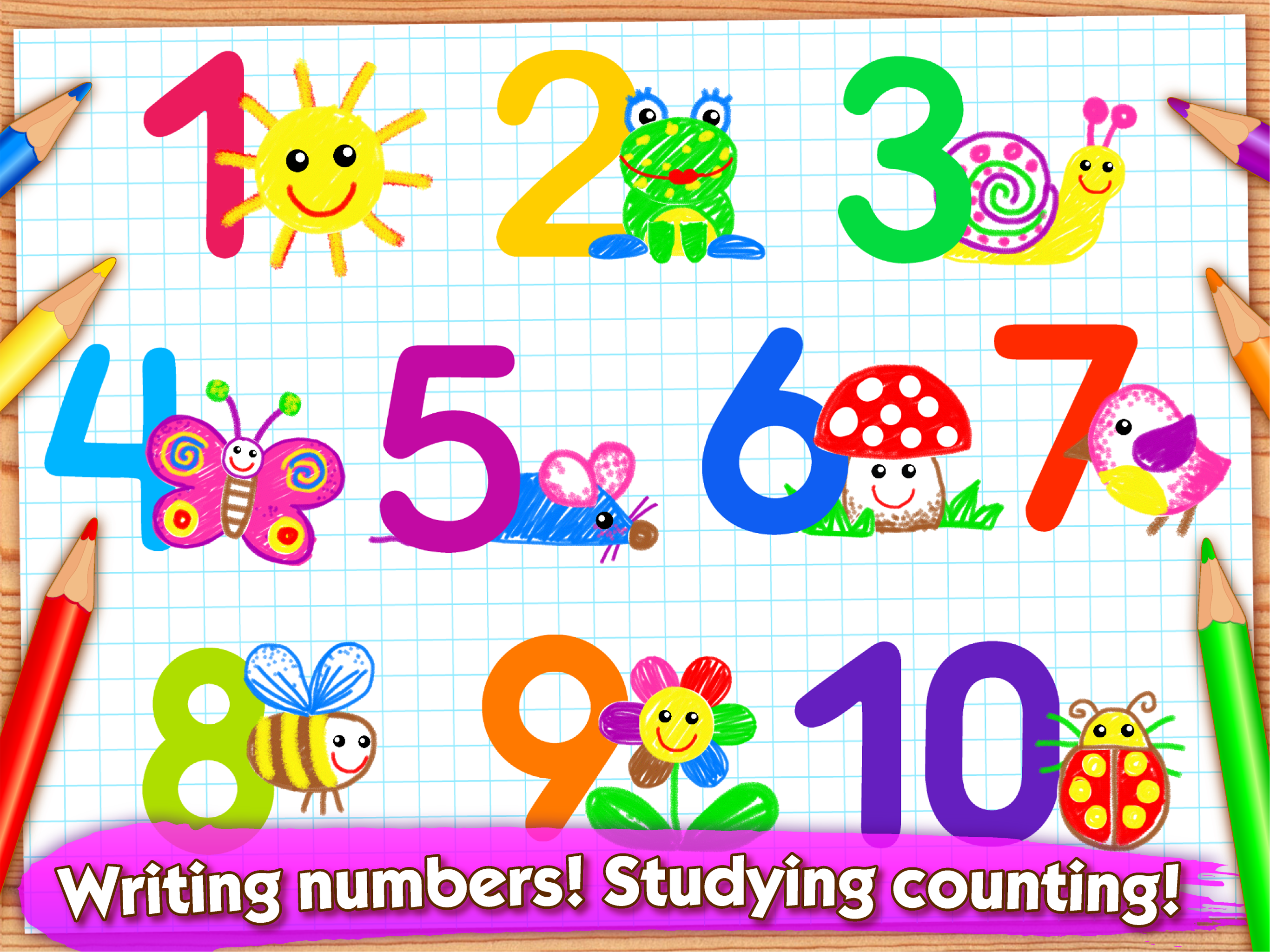 Learn Drawing Numbers for Kids screenshot 7