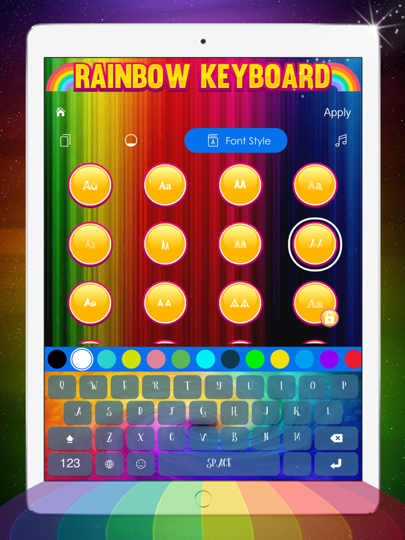 Screenshot #6 pour Clavier Arc-En-Ciel Couleur