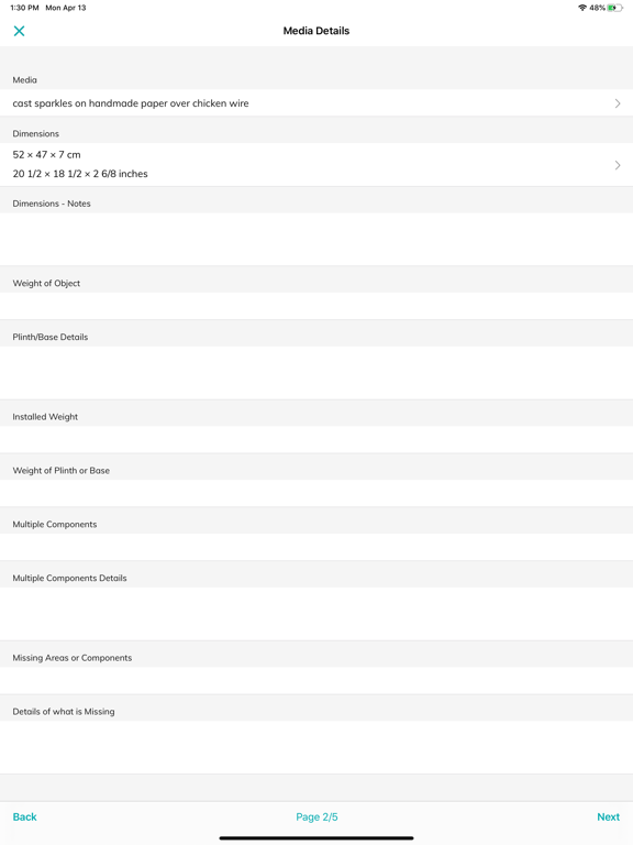 Articheck iPad screenshot 4 - Productivity app