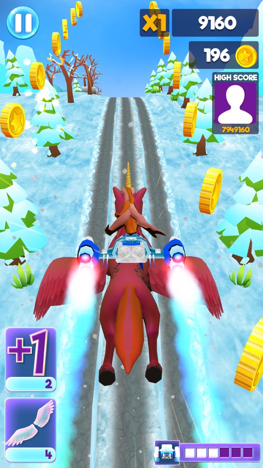 #8. Unicorn Runner 2020- Pony Run (iOS) 由: BigCode Games Pvt Ltd
