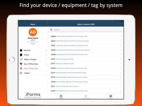 Screenshot #4 pour XForms Cx Mobile