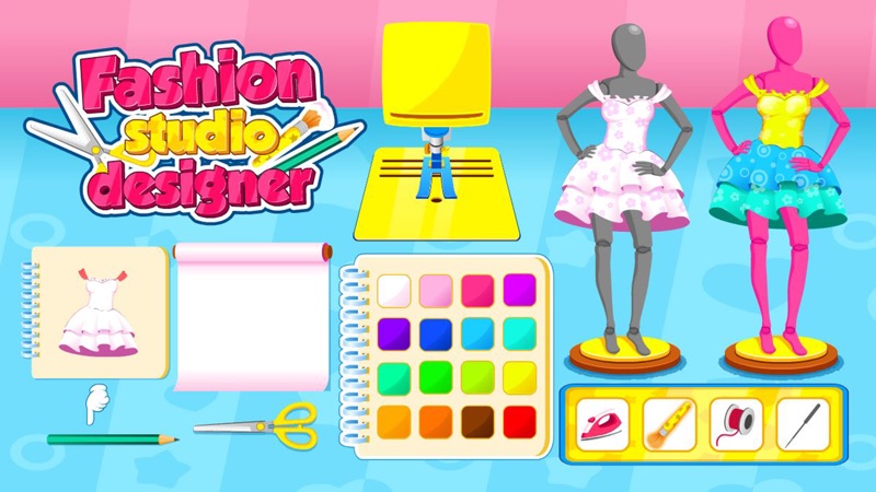 Fashion studio designer game screenshot 1