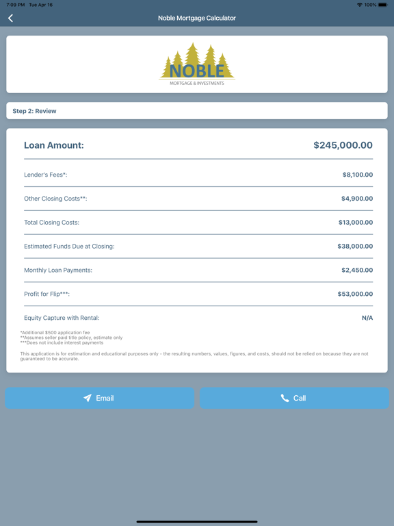 Screenshot #5 pour Hard Money Calculator