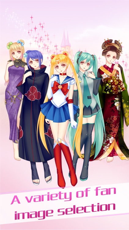 Pretty Girl Dress Up live 2d screenshot-3