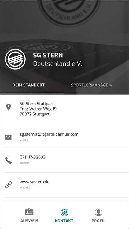 SG Stern - Mitgliedsausweis