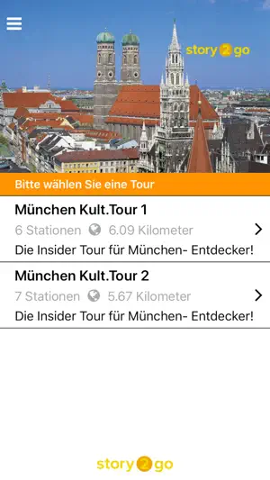 Audioguide story2go München screenshot 2