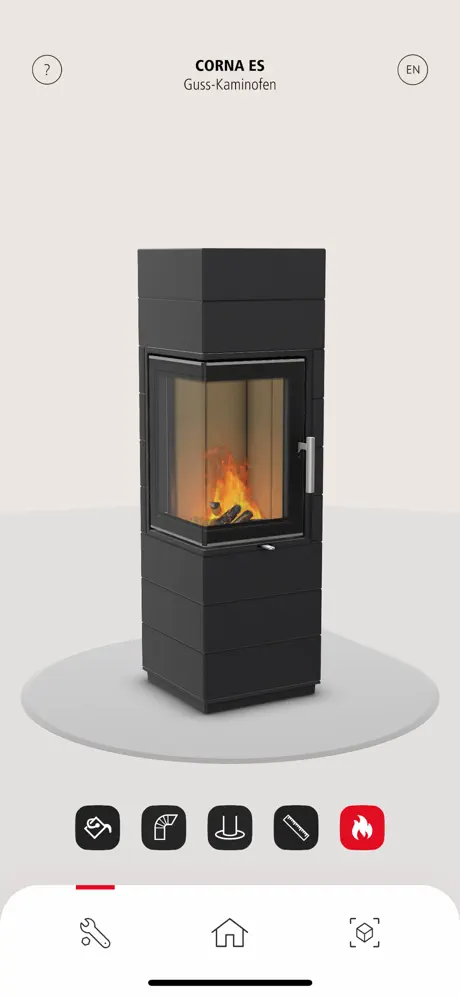 LEDA Wood Stove App 3D