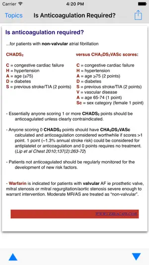 AntiCoagAF screenshot 4