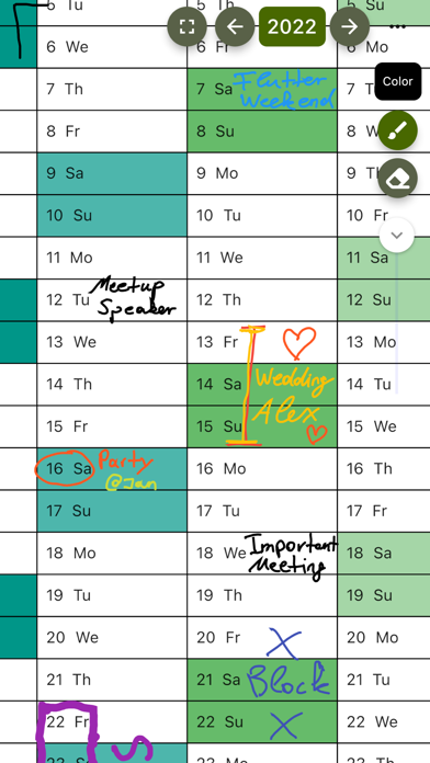 Stift: Calendar for Tabletsのおすすめ画像1