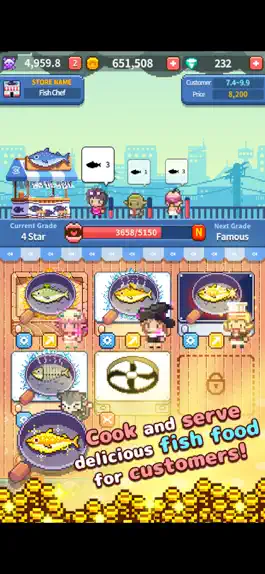 Game screenshot Retro Fish Chef apk