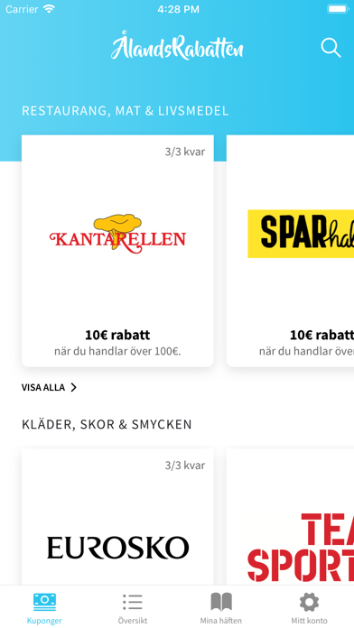 ÅlandsRabatten Screenshot