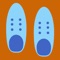 Walk A Mile In Your Shoes registers your daily miles and displays the distance as a blue progress bar