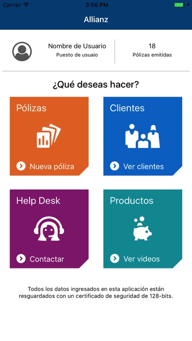 Allianz DAF Screenshot