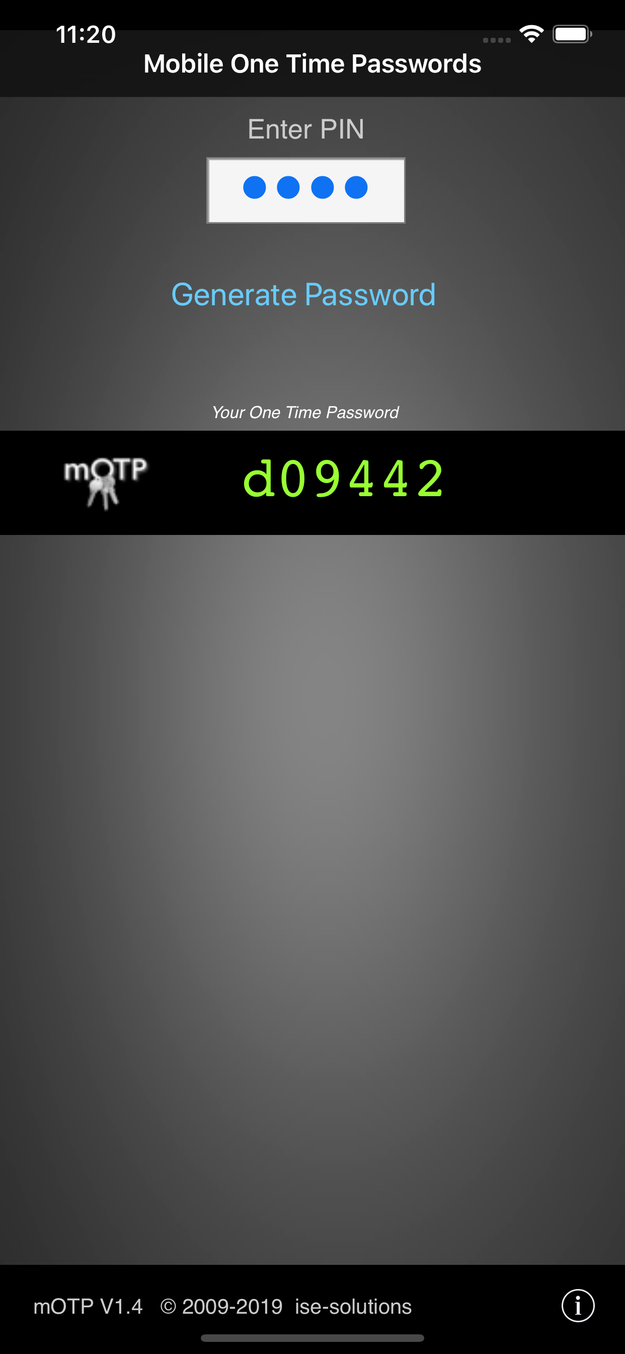 mOTP - mobile OneTimePasswords