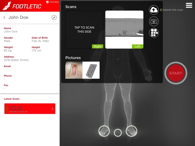 Footletic 3D Scan screenshot-4
