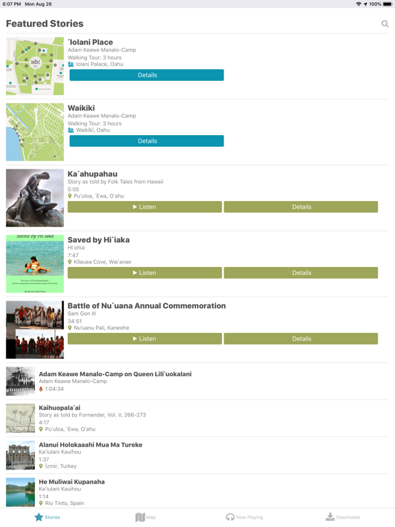 Native Stories iPad screenshot 2 - Education app