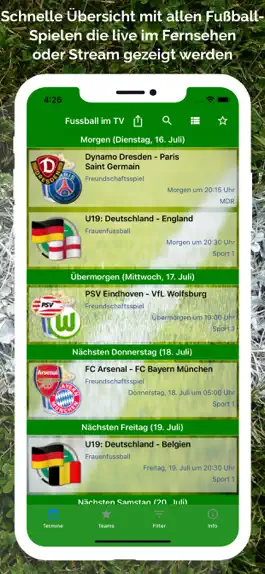 Game screenshot Fussball im TV live mod apk