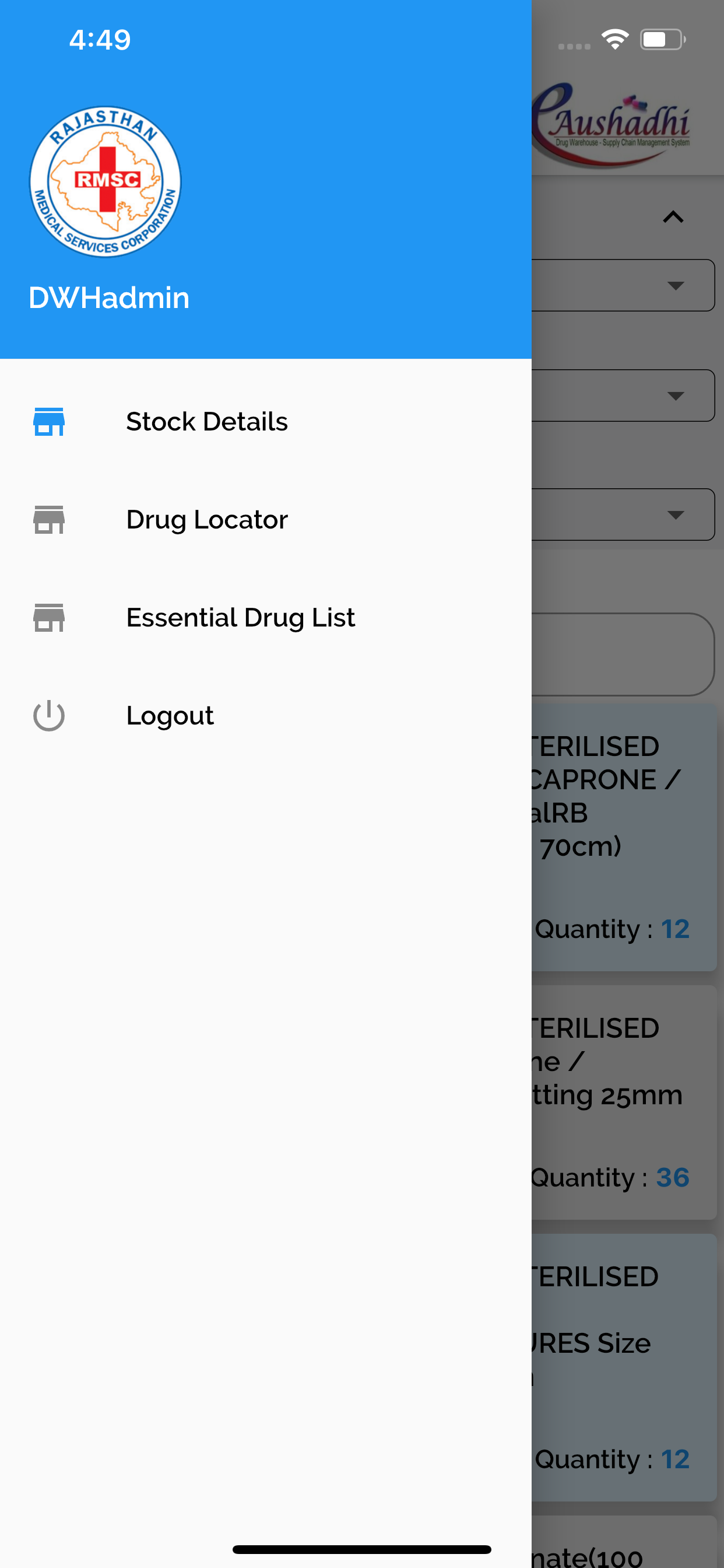 Rajasthan e-Aushadhi