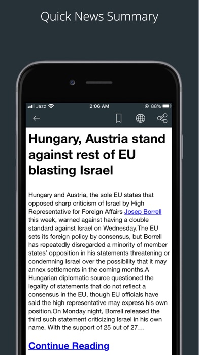 Israel News Today Screenshot