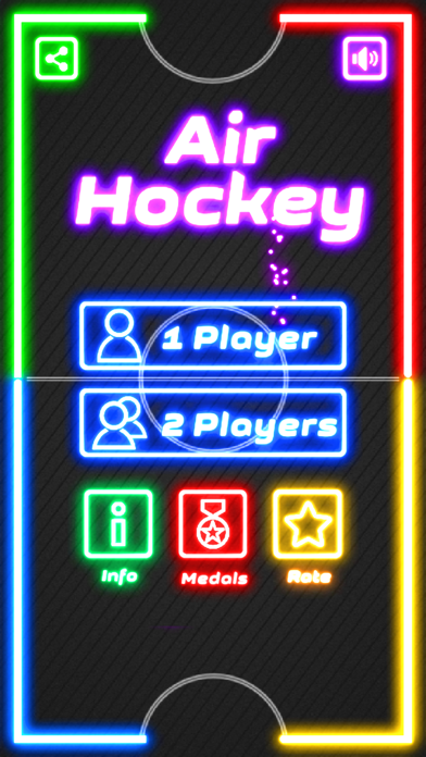 Hockey Glow: 2 Players Screenshot