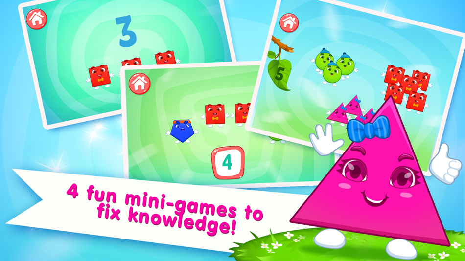 #4. Learning Numbers, Shapes. Game (iOS) 由: GoKids!