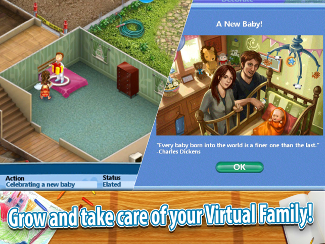 ‎Virtual Families 2 Dream House Capture d'écran