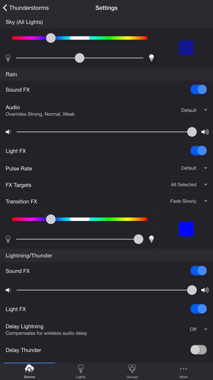 Thunderstorm for Hue