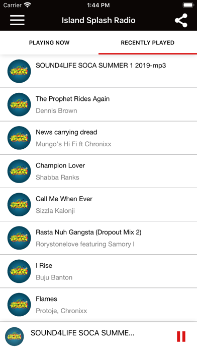 Screenshot #2 pour Island Splash Radio