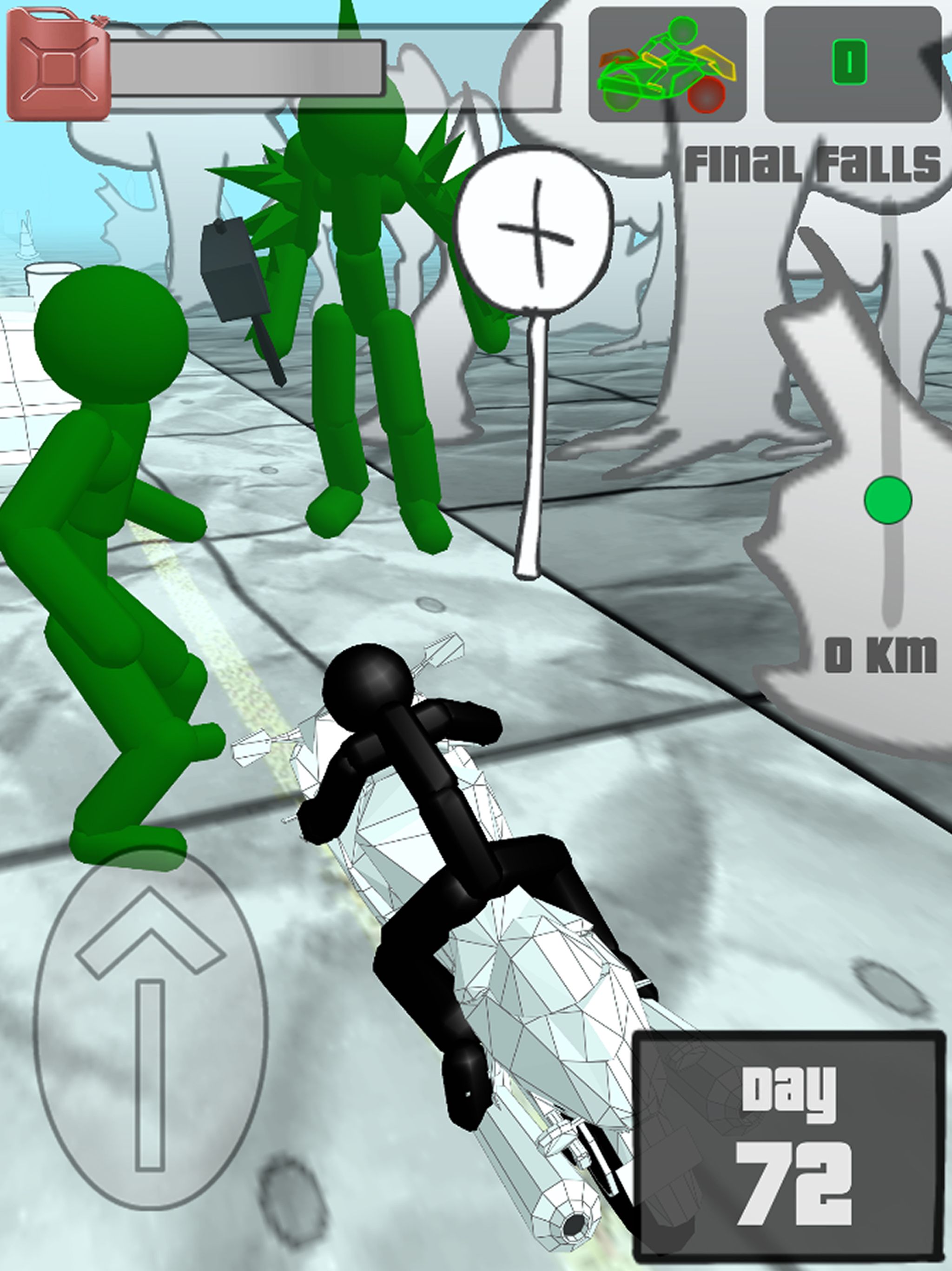 Stickman Zombie: Bike Racing screenshot 11