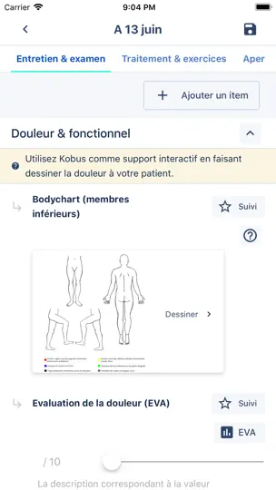 Capture d'écran de Kobus App sur iPhone 1