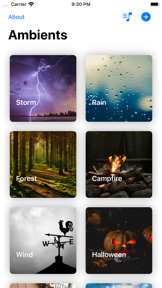 Ambiently − Ambient Sounds screenshot