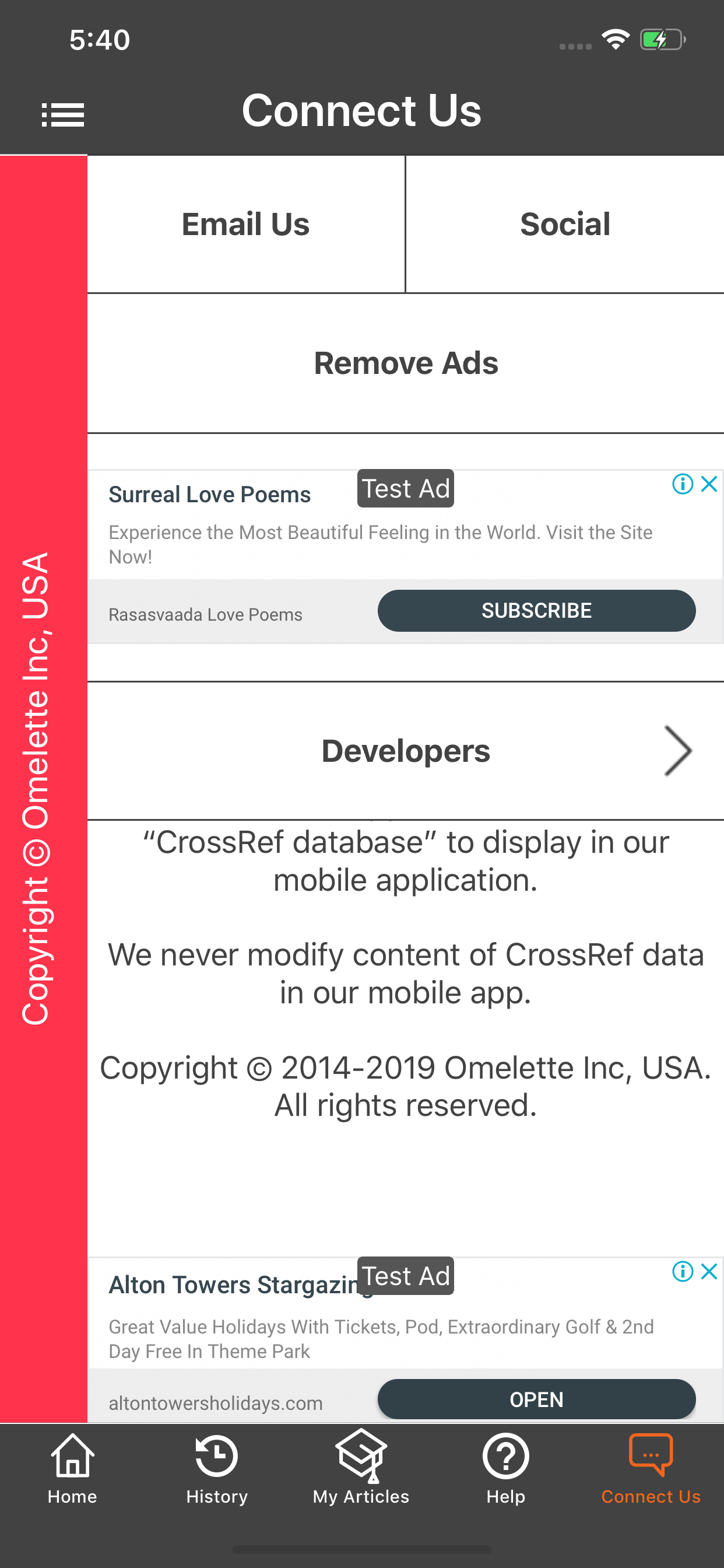 CrossRef HUB screenshot 6