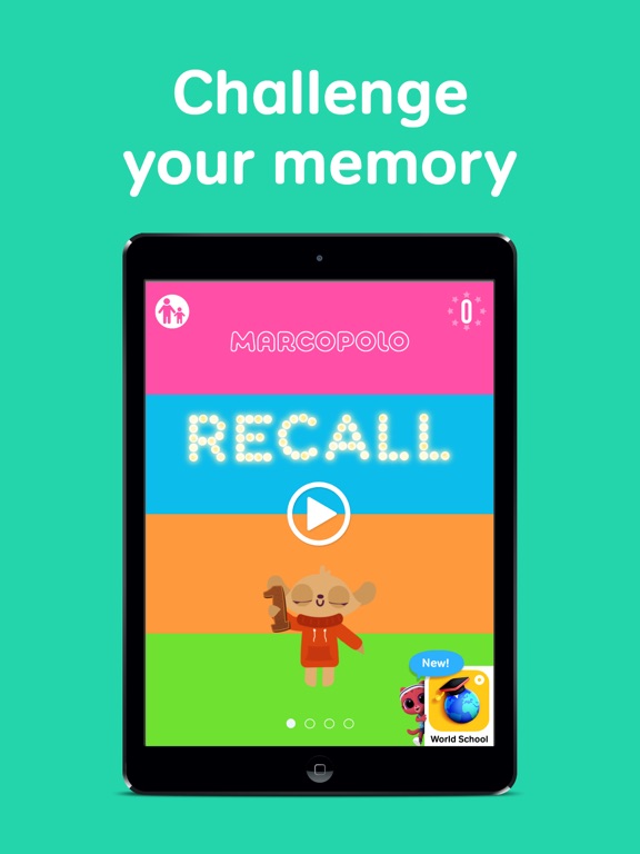MarcoPolo Recall iPad screenshot 1 - Education app