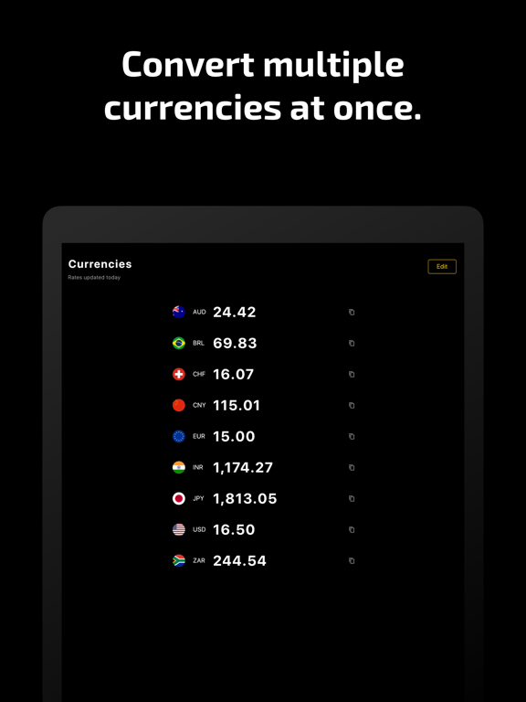 Screenshot #4 pour Concurrency Currency Converter