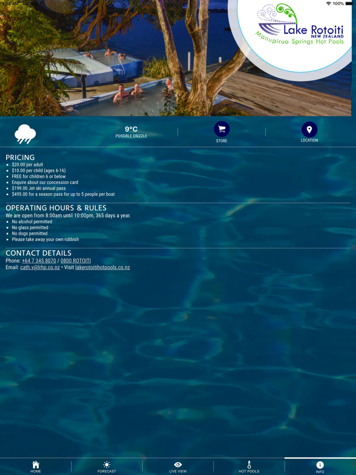 Lake Rotoiti Hot Pools