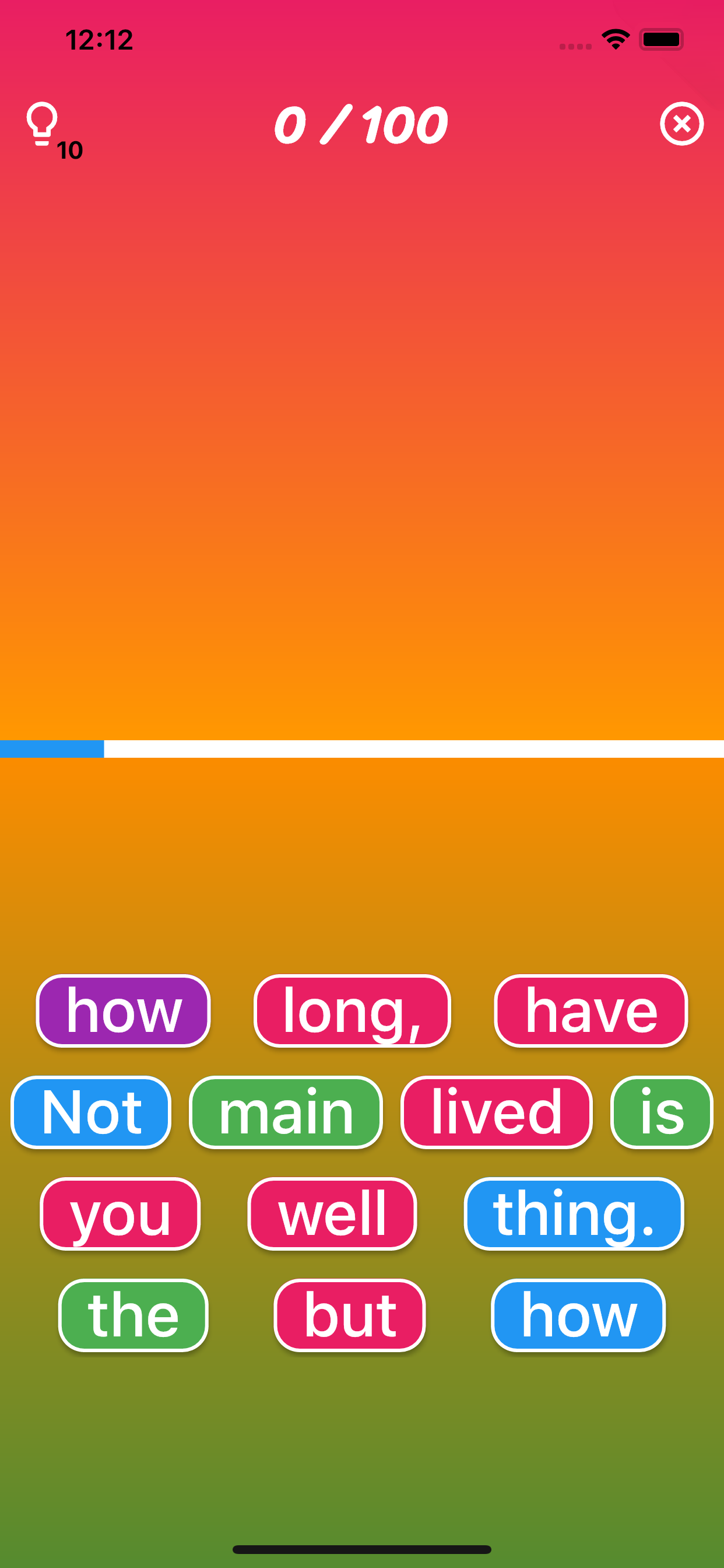 Challenging English Game