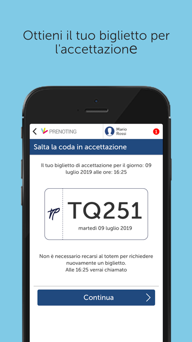 Prenoting Poliambulanza iPhone screenshot 5