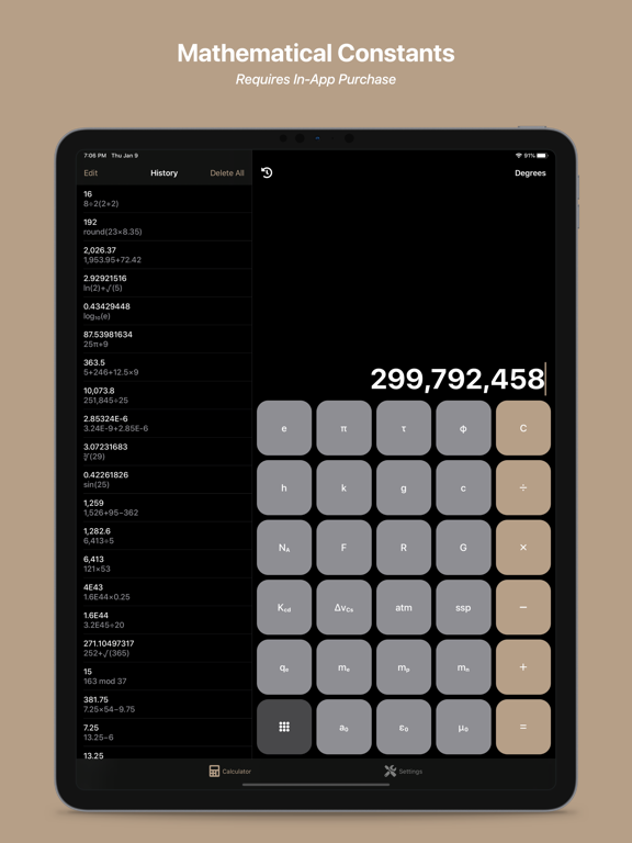SmartCalc Calculator iPad screenshot 6 - Utilities app