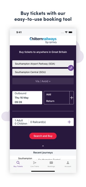 Chiltern Railways - Tickets(圖1)-速報App