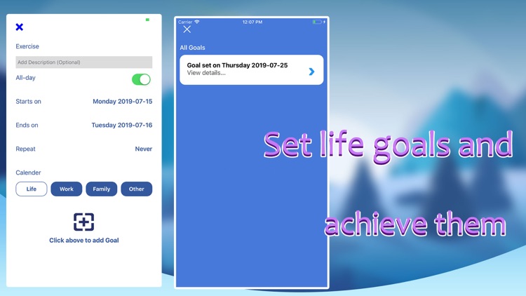 Goal Setter - Day to Day Goal