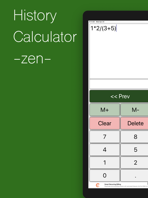 Screenshot #4 pour History Calculator -zen-