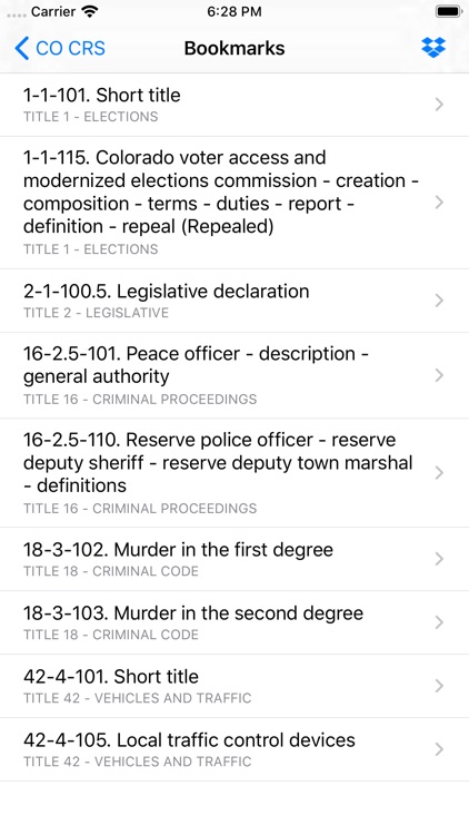 Colorado Revised Statutes 2019 screenshot-7