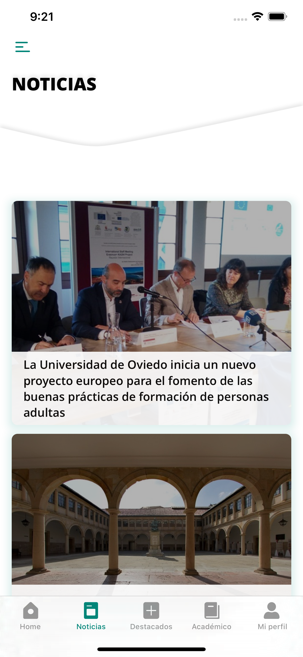Universidad de Oviedo screenshot 4
