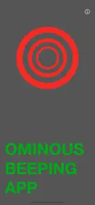 Ominous Beeping Apps screenshot #1 for iPhone